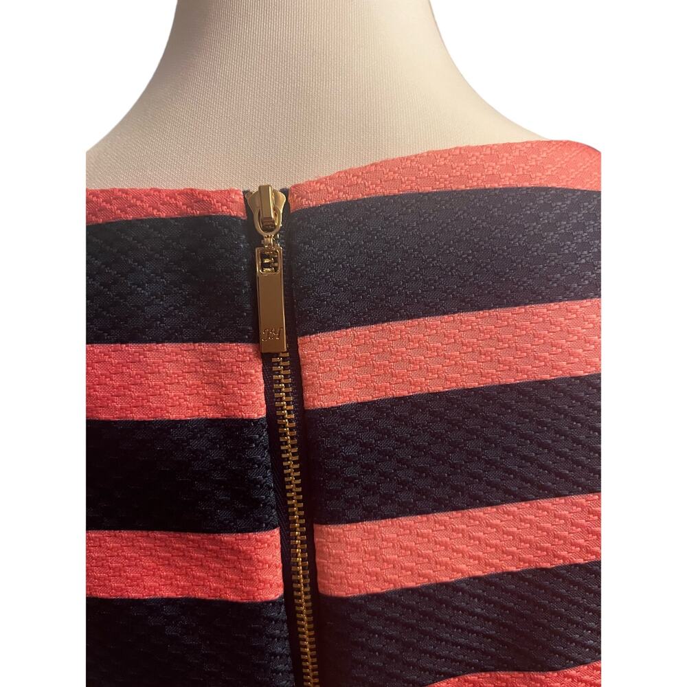 Jessica Howard sleeveless striped dress pink and navy size 6 - Picture 5 of 6